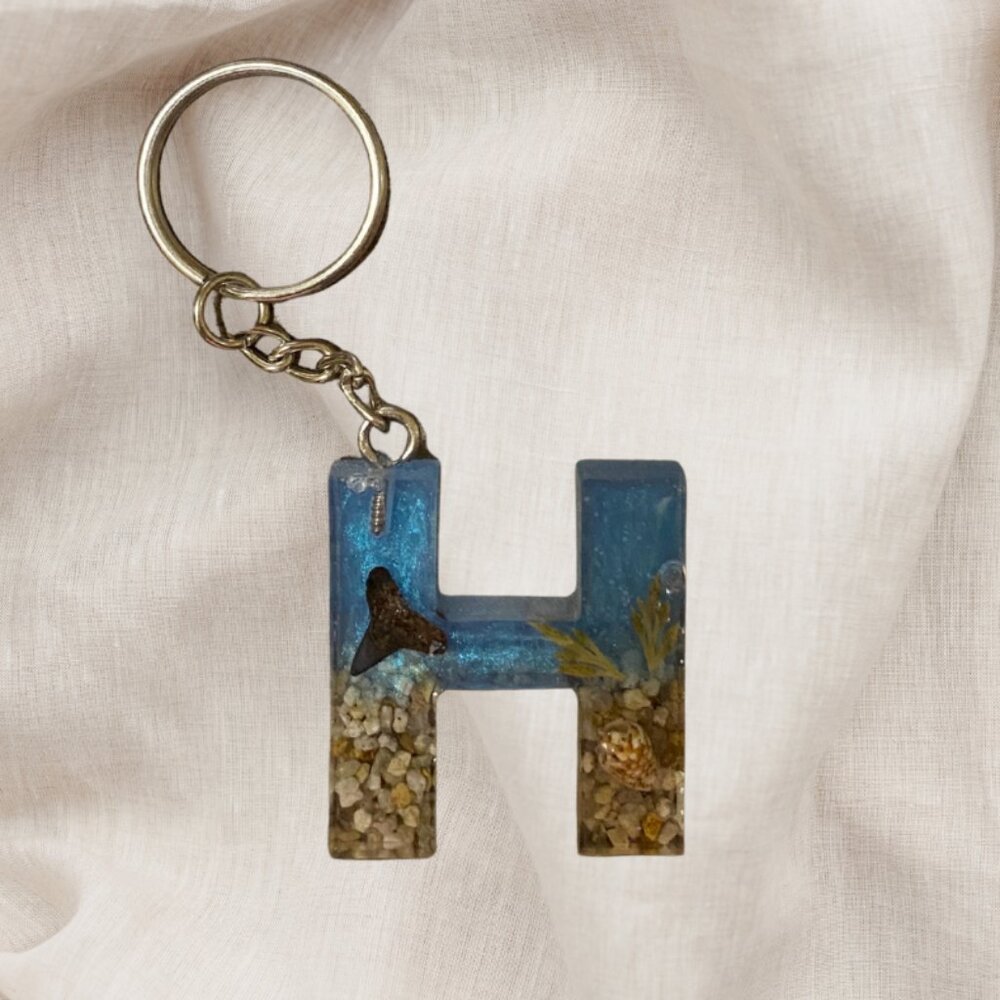 Handmade letter "H" Keychain